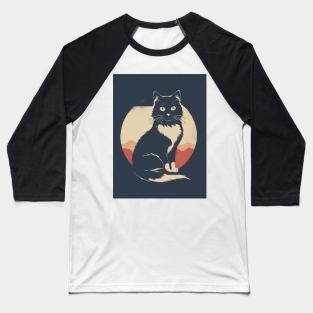 Ragdoll Cat 3 - Japanese Retro Art Baseball T-Shirt